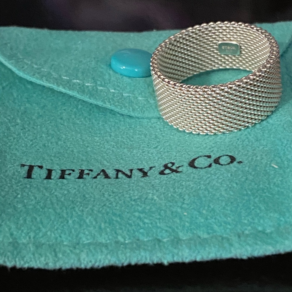 NWOT Tiffany & Co mesh ring